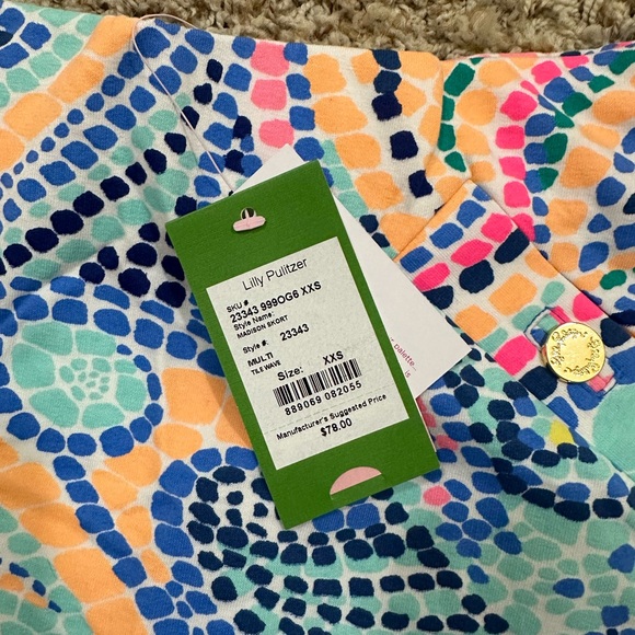 NWT Lilly Pulitzer Madison Skort Size XXS (Tile Wave Print) - Picture 2 of 8